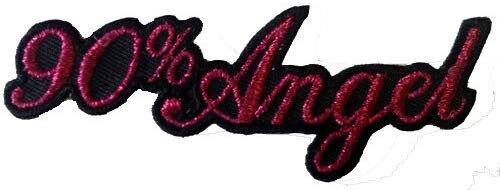 Pink Glitter 90% Patch - Embroidered Patch Applique Funny