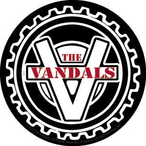 THE VANDALS Logo Cog Rock Sticker Decal - Rock Band Craft Supply