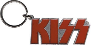 KISS Metal Keychain - Band Logo - Rock Band Keyring Keyfob Craft Supply