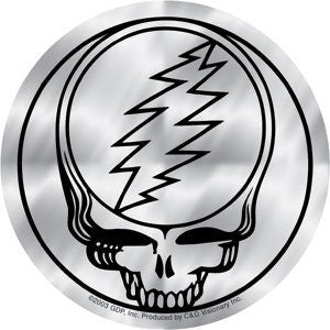 GRATEFUL DEAD Steal Your Face Round Sticker Decal - Rock Band Craft Supply