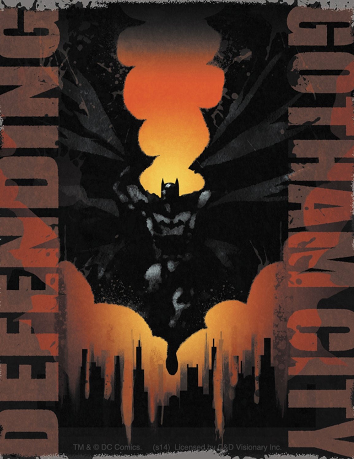 BATMAN Defending Gotham Sticker Decal - DC Comics Robin Craft Supply