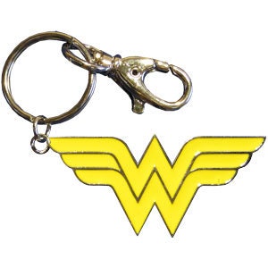 WONDER WOMAN Metal Keychain - Classic Logo - DC Comics Craft Supply