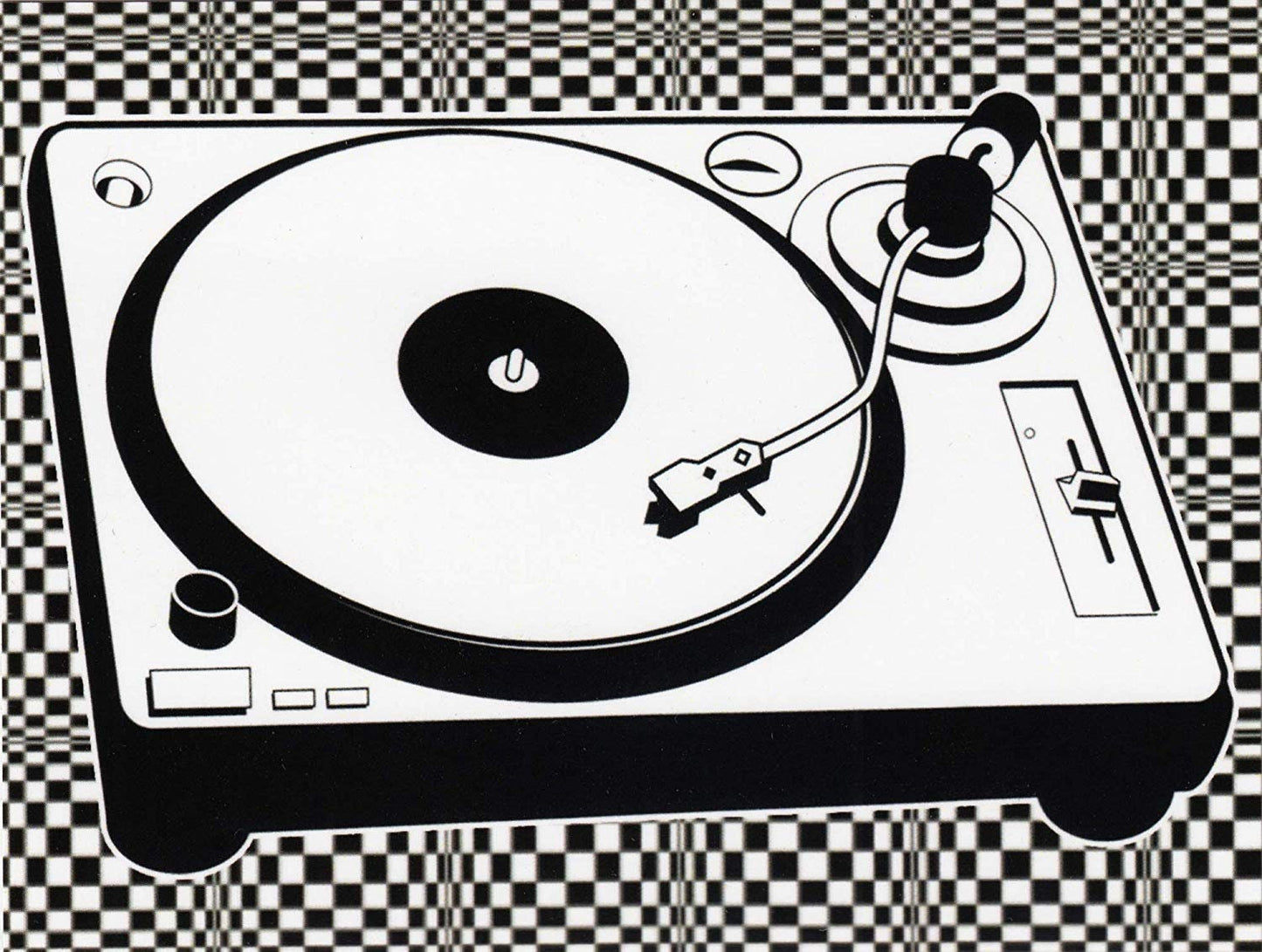 TURNTABLE Record LP Sticker Decal - LP Vinyl Record Player Music Craft Supply