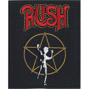 RUSH Starman Band Logo Patch - Embroidered Rock Band Patch Applique