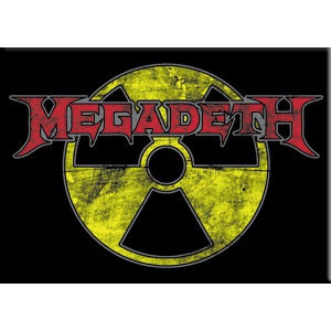 MEGADETH Band Radioactive Magnet for Refrigerators and Lockers - Rock Band Craft Supply