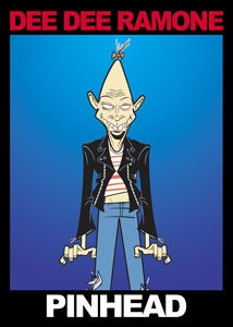 RAMONES Dee Dee Ramone Pinhead Magnet for Refrigerators and Lockers - Rock Band Craft Supply