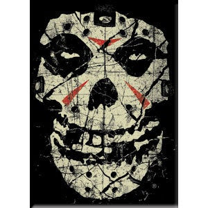 MISFITS Crystal Lake Skull Magnet for Refrigerators and Lockers - Rock Band Craft Supply