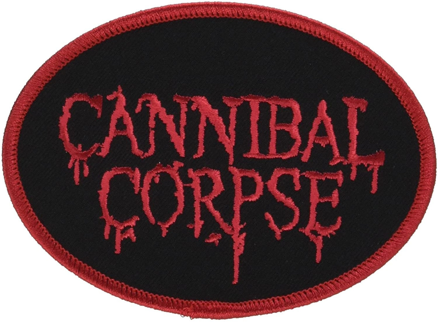 CANNIBAL CORPSE Logo Patch - Embroidered Rock Band Patch Applique Craft Supply