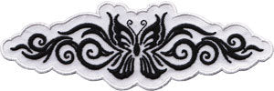Tribal Butterfly Patch - Embroidered Patch Applique Craft Supply