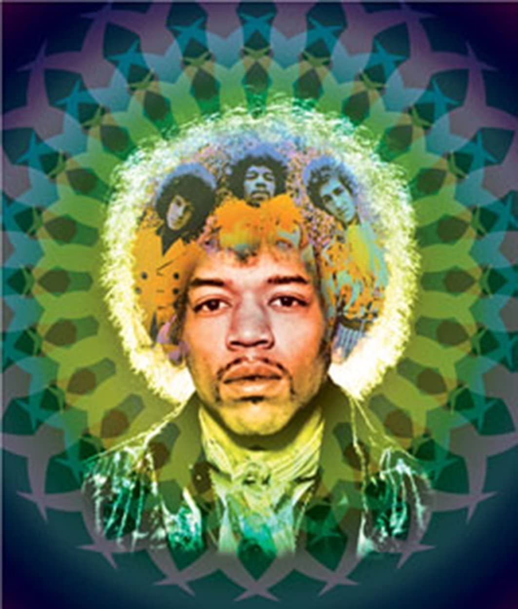 JIMI HENDRIX Mastermind Sticker Decal - Rock Band Craft Supply