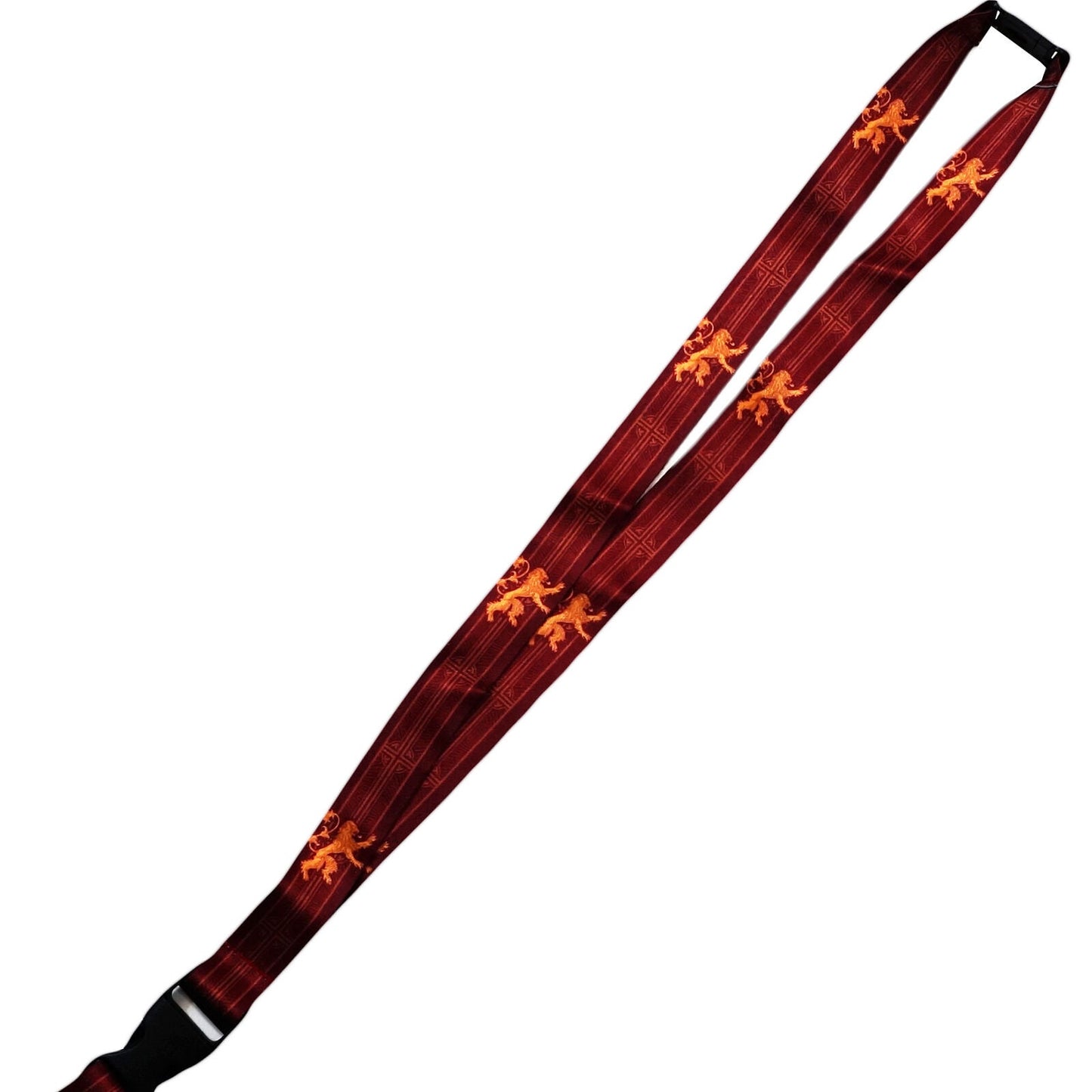 GAME Of THRONES House Lannister Lanyard with Rubber Charm, Buckle, and ID Holder - Hard To Find! Craft Supply