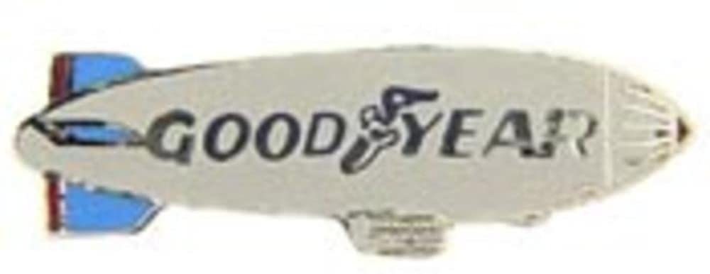 GOODYEAR BLIMP Lapel Pin - Enamel Pin for Backpack Tie Shirt Trading Button Pinback