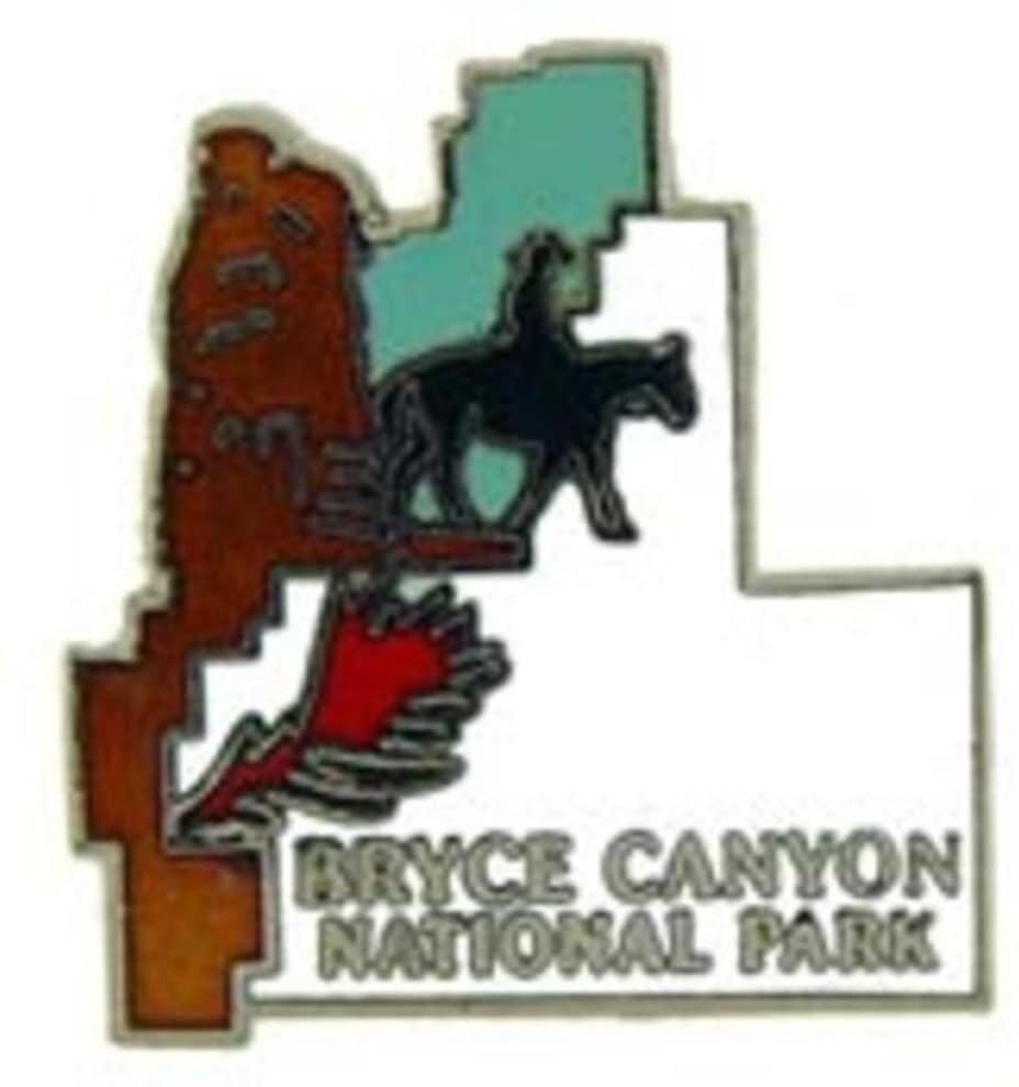 BRYCE CANYON National Park Lapel Pin - Enamel Pin for Backpack Tie Shirt Trading Button Pinback Craft Supply