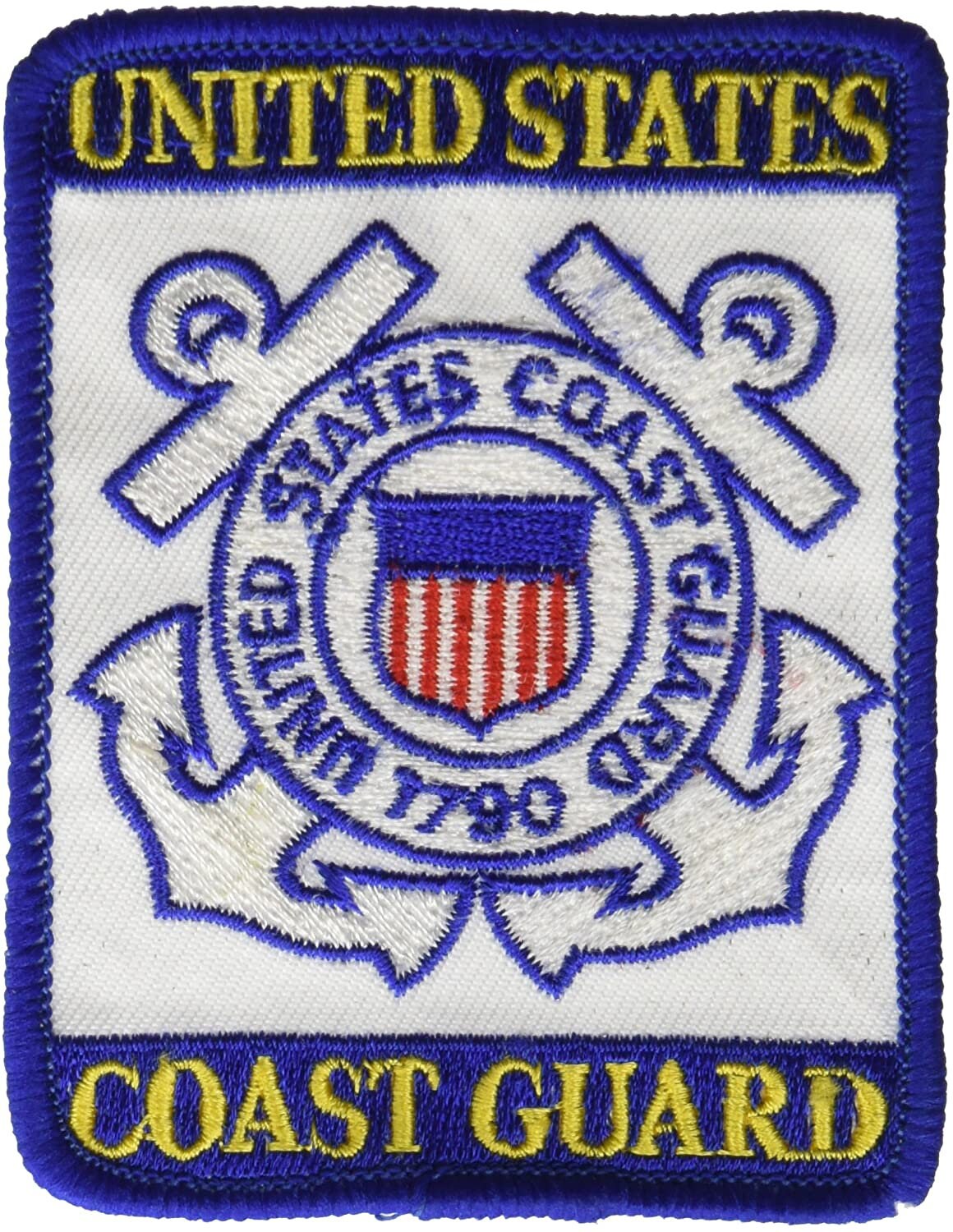 US COAST GUARD Logo Military Embroidered Patch Applique Craft Supply