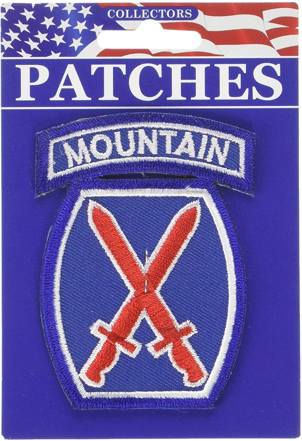 US ARMY 10th Mountain Division Military Embroidered Patch Applique Craft Supply