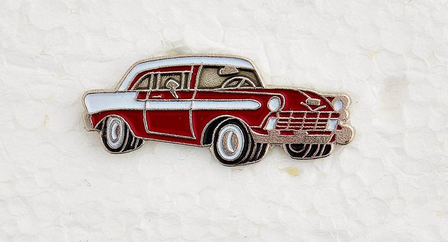 1956 CHEVY HARD TOP Chevrolet Lapel Pin - Enamel Pin for Backpack Tie Shirt Trading Button Pinback Craft Supply