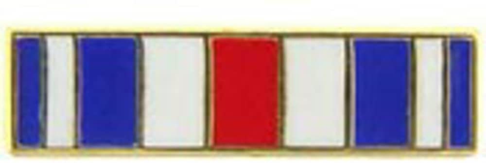 US ARMY Silver Star Ribbon Military Lapel Pin - Enamel Pin for Backpack Tie Shirt Trading Button Pinback