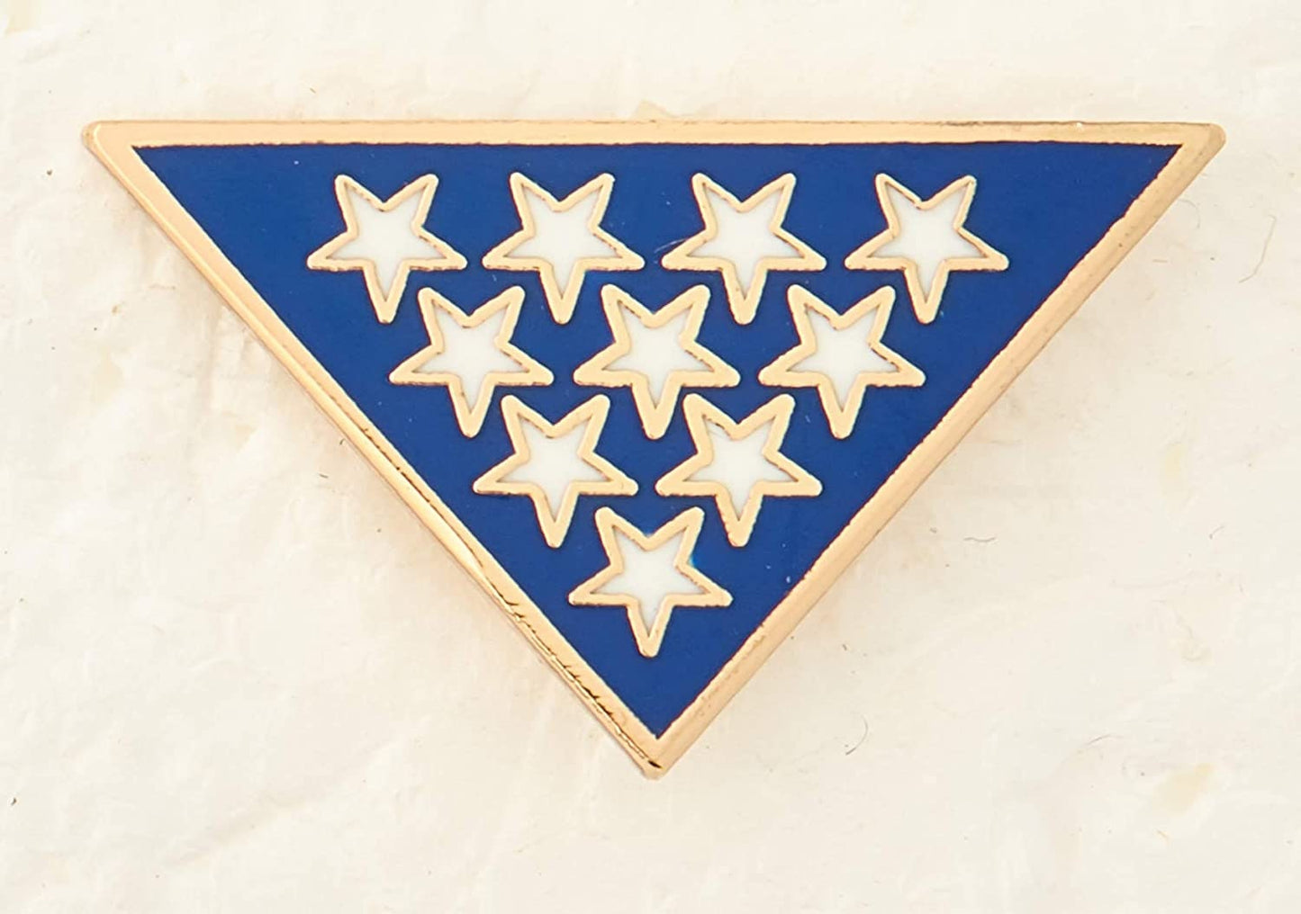 MEMORIAL FLAG FOLDED Military Lapel Pin - Enamel Pin for Backpack Tie Shirt Trading Button Pinback Craft Supply