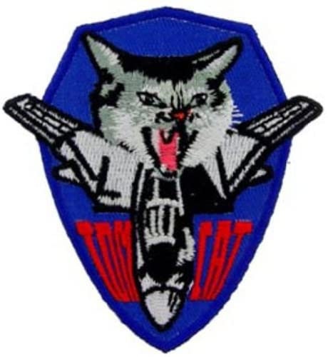US NAVY Tomcat Grumman F-14 Embroidered Patch Applique - USN Seals United States Military Craft Supply