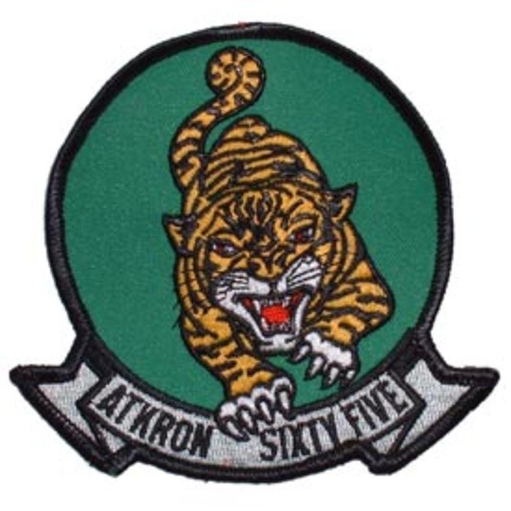 US NAVY Atkron 65 Fighting Tigers Attack Squadron VA-65 Embroidered Patch Applique - Usn Seals United States Military Craft Supply