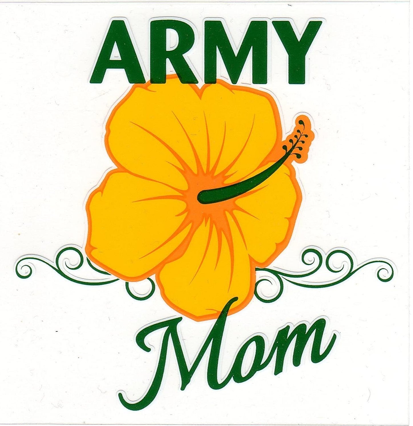 U.S. ARMY MOM Clear Decal Sticker - United States ARMY Clear Decal For Car Truck Window Vehicle Military Craft Supply