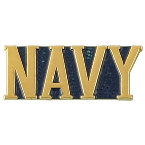 NAVY Lapel Pin - United States Navy USN Military Enamel Pin for Backpack Tie Shirt Trading Button Pinback Craft Supply