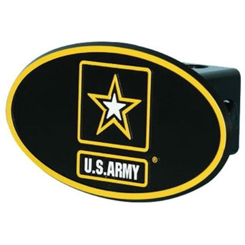 U.S. ARMY Star Logo Hitch Cover - Tow Trailer Hitch Cover Plug Truck Receiver - United States Army Craft Supply
