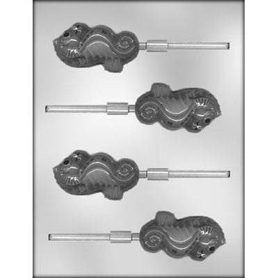 SEAHORSE 3-Inch Sucker Chocolate Candy Mold -- Ocean Seashell Craft Supply