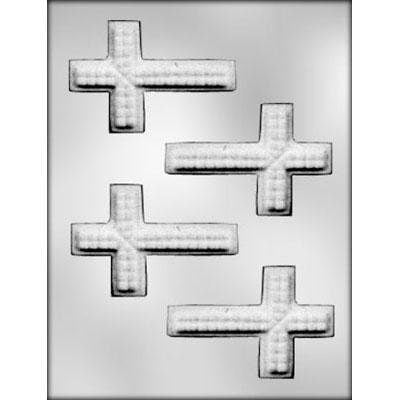 TEXTURED CROSS Chocolate Candy Mold -- Holiday Religious Christian Church Bible School Baptism