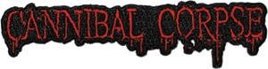 CANNIBAL CORPSE Drip Logo Patch - Embroidered Rock Band Patch Applique Craft Supply