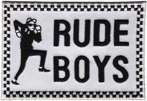 Ska Rude Boys Patch - Embroidered Patch Applique