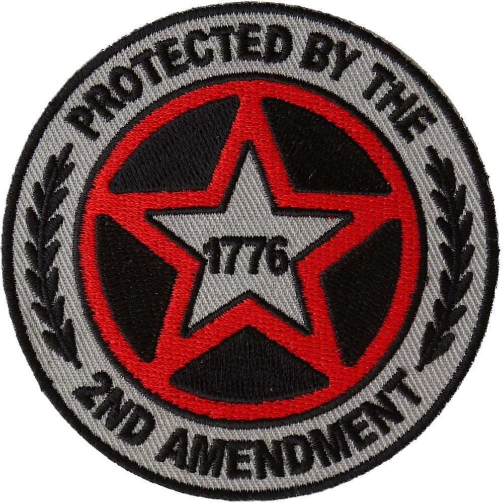 2ND AMENDMENT Protected by The 2nd Amendment Embroidered Patch Appliqué