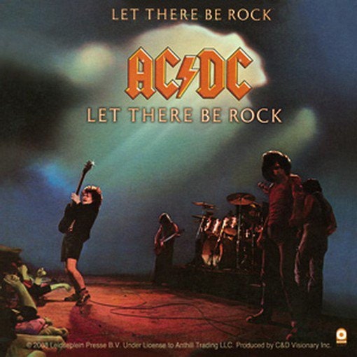 ACDC Let There Be Rock Rock Sticker Decal - Rock Band AC/DC Craft Supply