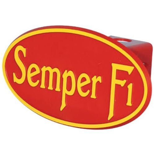 Semper Fi USMC Marine Corps Hitch Cover - Tow Trailer Hitch Cover Plug Truck Receiver - United States Marines USMC