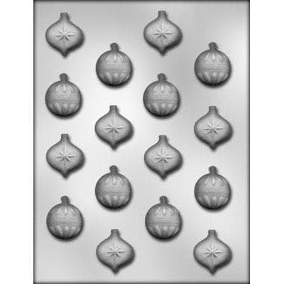 CHRISTMAS ORNAMENT Chocolate Candy Mold -- Christmas Tree Stocking Candy Cane Ornament Assortment Craft Supply