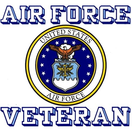 U.S. AIR FORCE Veteran Clear Decal Sticker - United States Air Force Veteran Clear Decal For Car Truck Window Vehicle Military Craft Supply