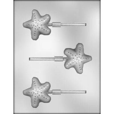 STARFISH Sucker Chocolate Candy Mold -- Ocean Sea Animal Fish Craft Supply