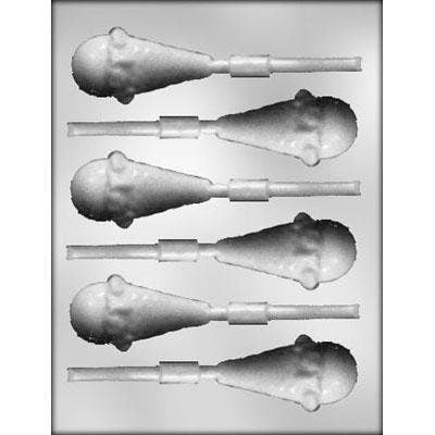 ICE CREAM CONE Sucker Chocolate Candy Mold - Summer Treat Craft Supply