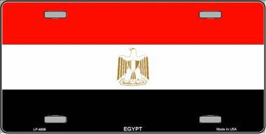 EGYPT FLAG Metal License Plate Sign Novelty Vanity