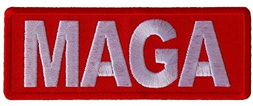 MAGA Patch Make America Great Again Trump Patch - Embroidered Iron on Patch Craft Supply