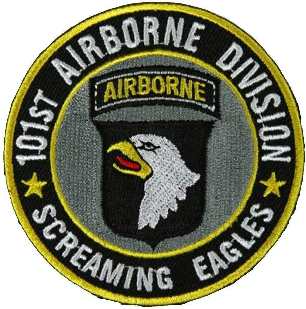 101st AIRBORNE SCREAMING EAGLES Embroidered Patch - United States Army Airborne Division Infantry Craft Supply