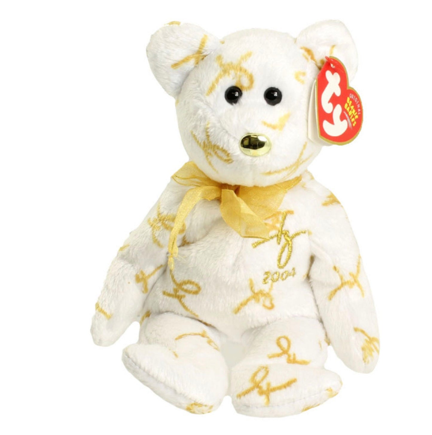 2004 SIGNATURE Bear Ty Beanie Baby Retired Beanbag Plush - New with Tags Vintage 1990s