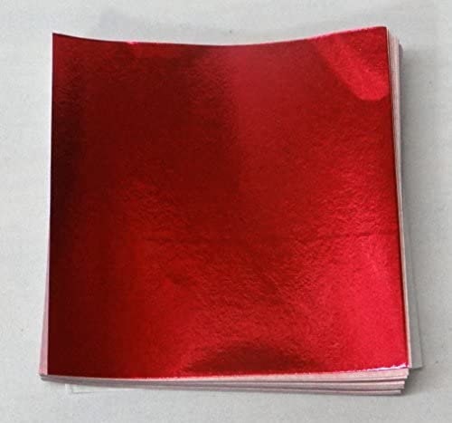 RED Foil Wrappers for Chocolate Candy - 125/pkg Craft Supply
