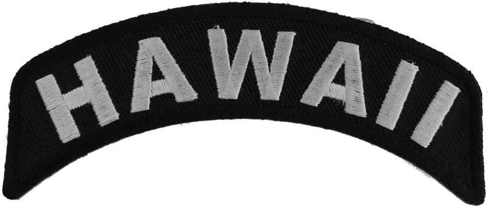HAWAII STATE Rocker Biker Motorcycle Embroidered Patch Craft Supply