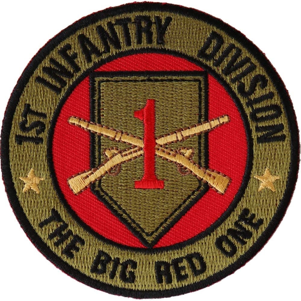 1ST ARMY INFANTRY DIVISION The Big Red One Embroidered Patch Military Craft Supply