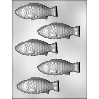 FISH Chocolate Candy Mold -- Fishing Sea Ocean Swimming Pole Lake