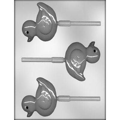 DUCK Sucker Chocolate Candy Mold -- Duckling Mallard Ducks Lolly Lollipop Craft Supply