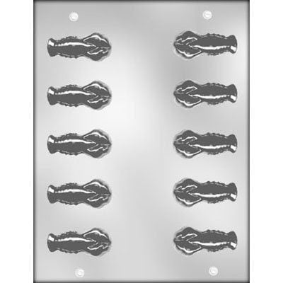 MINI LOBSTER Chocolate Candy Mold -- 3D Lobsters 3-D Starfish Crawfish Nautical Pieces