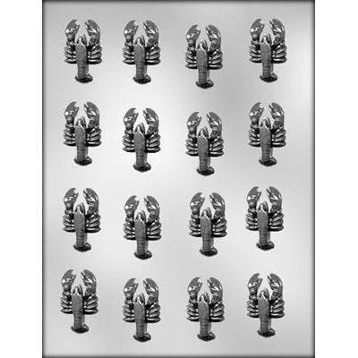 LOBSTER Chocolate Candy Mold -- 3D Lobsters 3-D Starfish Crawfish Nautical Pieces