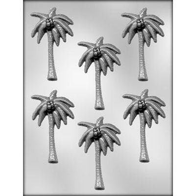 PALM TREE Chocolate Candy Mold -- Beach Trees Summer Ocean Vacation Craft Supply